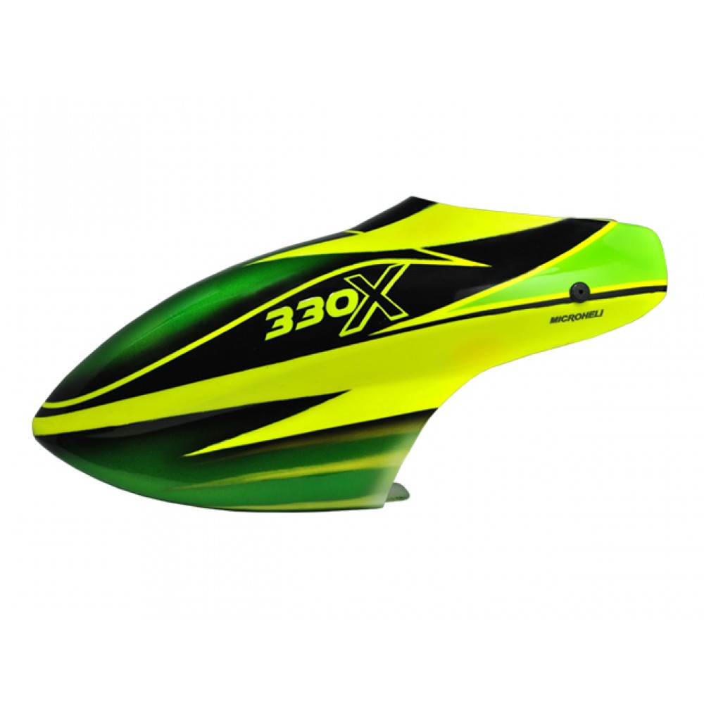 Airbrush Fiberglass Green Factor Canopy - BLADE 330X / 330S