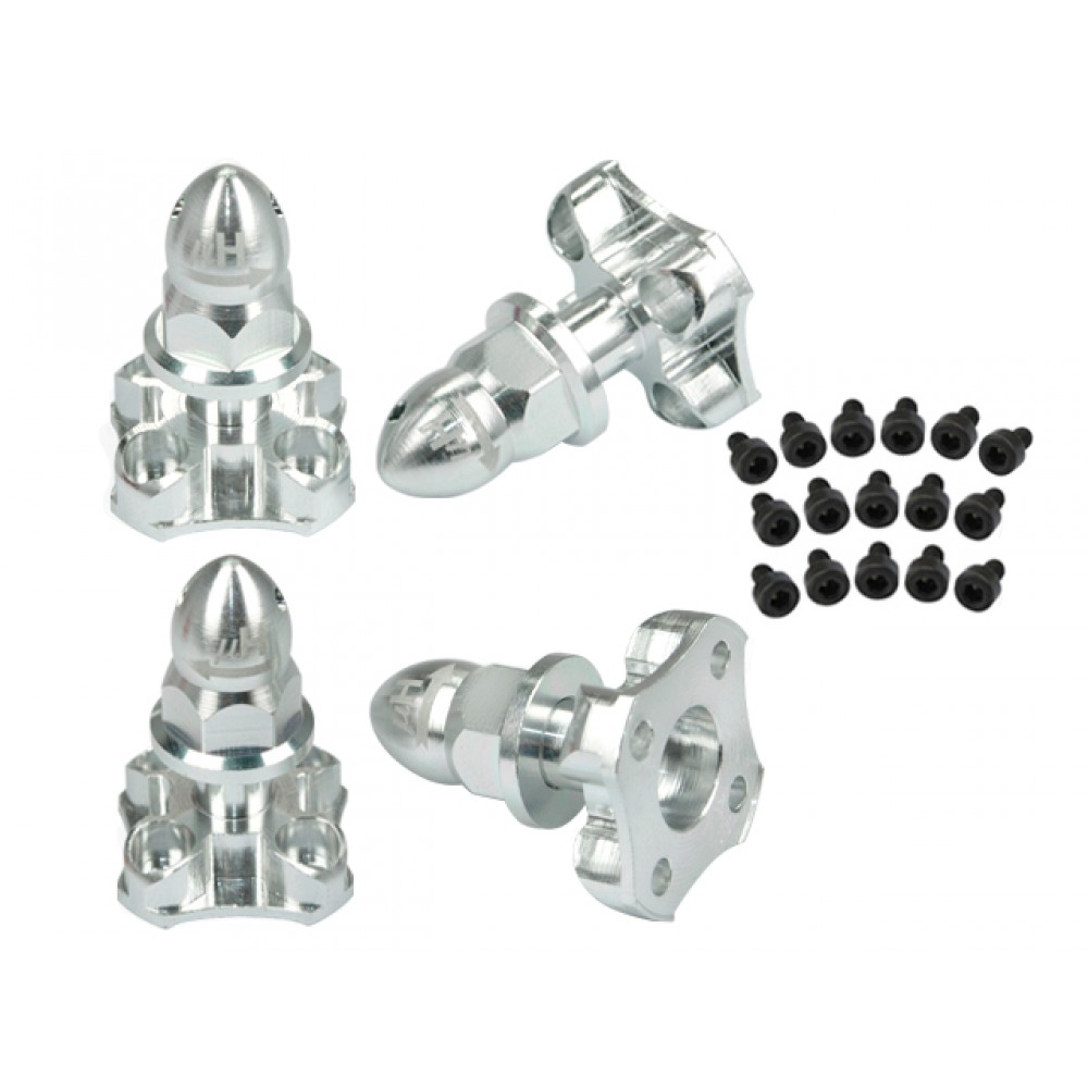 Precision CNC AL Prop Adapter w/ Nut Cap set - BLADE 350 QX