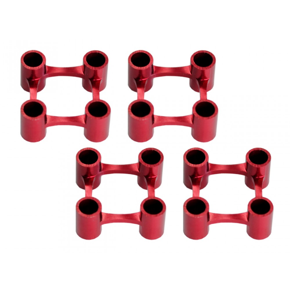 Aluminum Motor Spacer (RED) (for MH Frame BLADE 350 QX series)