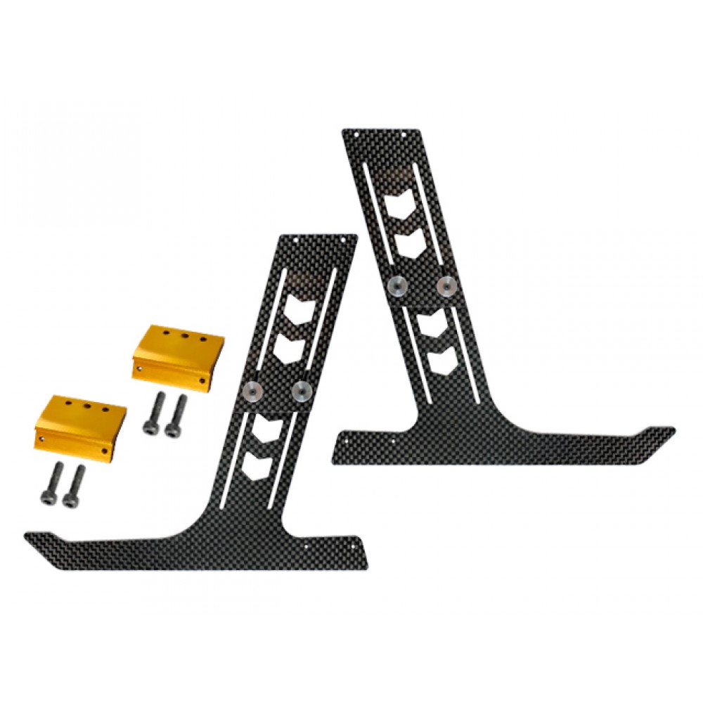 Long AL/Carbon Fiber Landing Gear (GOLD) (for MH Frame BLADE 350 QX series)