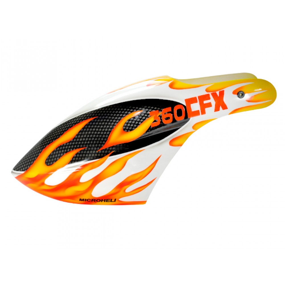 Airbrush Fiberglass Solar Flare Canopy - BLADE 360 CFX
