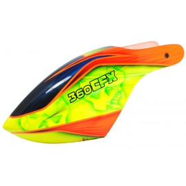 XCanopy Airbrush Fiberglass Kollor Skull Canopy - BLADE 360 CFX XCanopy Airbrush Fiberglass Kollor Skull Canopy - BLADE 360 CFX