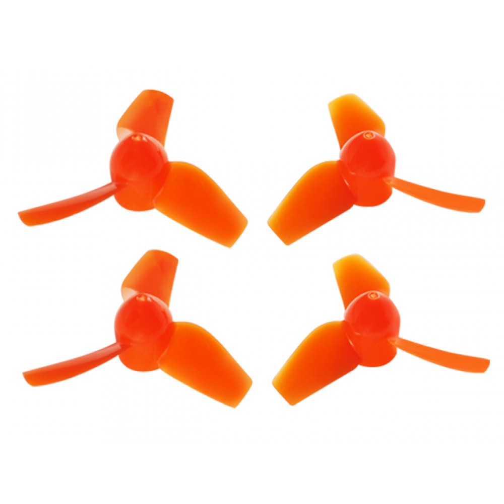 Plastic 3-Blade Propeller 31mm/0.8mm Shaft CW/CCW Set (ORANGE)