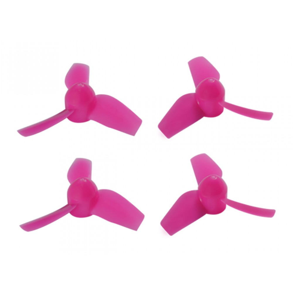 Plastic 3-Blade Propeller 31mm/0.8mm Shaft CW/CCW Set (PINK)