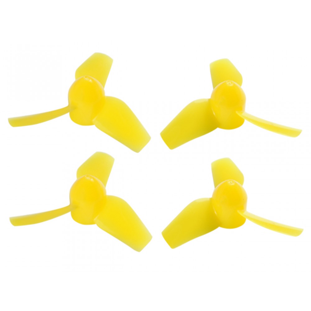 Plastic 3-Blade Propeller 31mm/0.8mm Shaft CW/CCW Set (YELLOW)