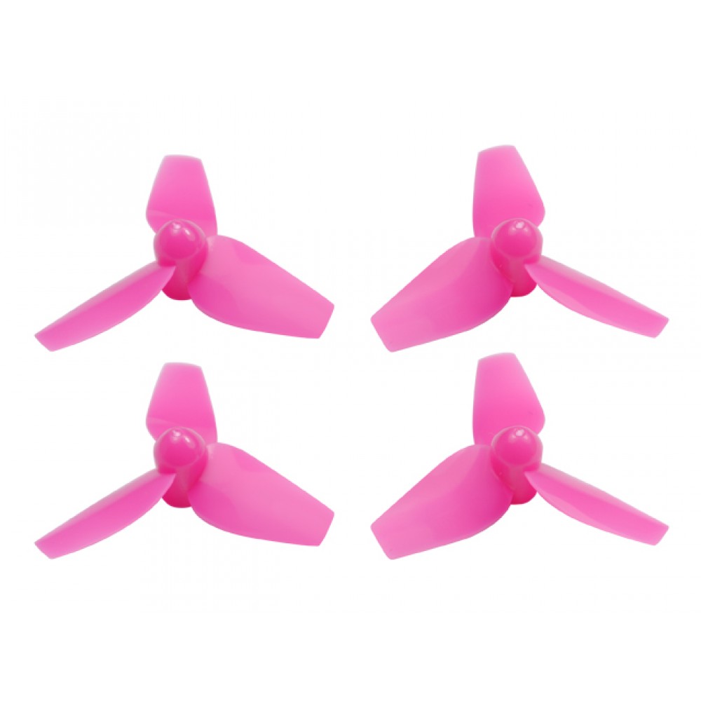 Plastic 3-Blade Propeller 40mm/1.5mm Shaft CW/CCW Set (PINK)
