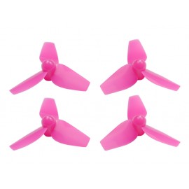 Plastic 3-Blade Propeller 40mm/1.0mm Shaft CW/CCW Set (PINK)
