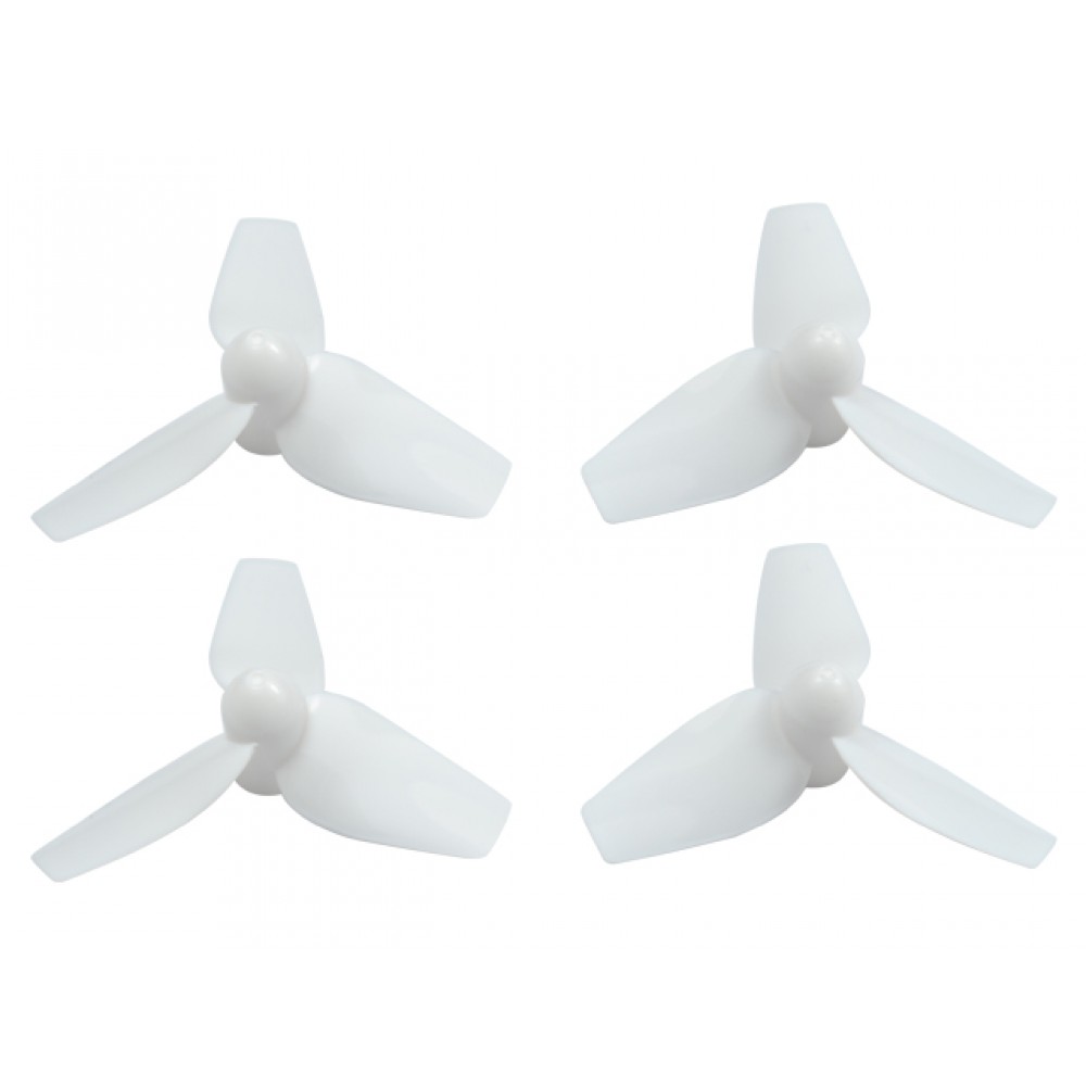 Plastic 3-Blade Propeller 40mm/1.5mm Shaft CW/CCW Set (WHITE)