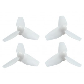 Plastic 3-Blade Propeller 40mm/1.0mm Shaft CW/CCW Set (WHITE)