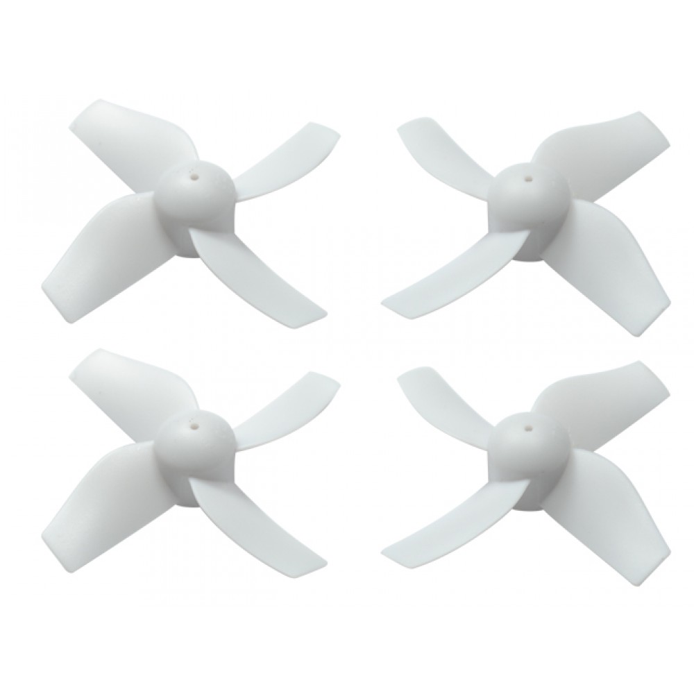 Plastic 4-Blade Propeller 31mm/0.8mm Shaft CW/CCW Set (WHITE) 