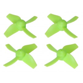 Plastic 4-Blade Propeller 31mm/1.0mm Shaft CW/CCW Set (GREEN)