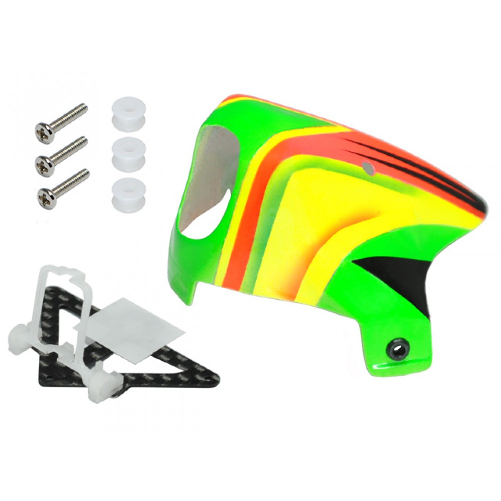 Adjustable Tilt Angle Camera Mount w/ Canopy Set (GREEN) - BLADE INDUCTRIX FPV 