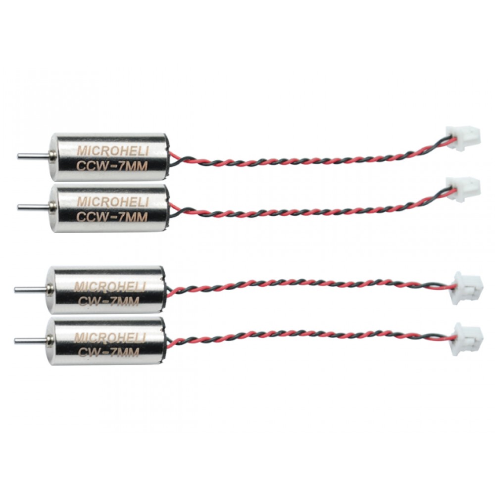 Brushed Motor 7x16.6mm 13500KV 3.7V shaft 1mm CW/CCW Set
