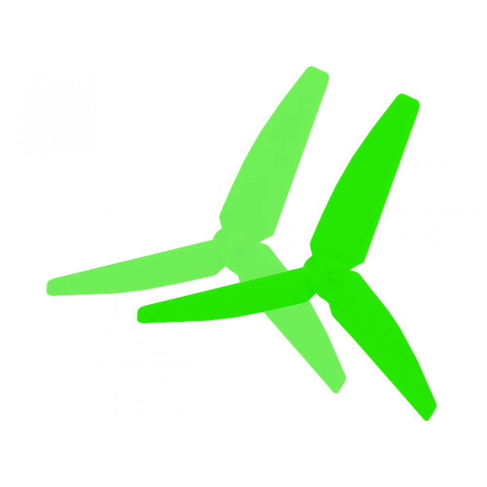 Plastic 3 Blade Propeller 45mm Tail Blade (GREEN) - MCPXBL / BL2 Plastic 3 Blade Propeller 45mm Tail Blade (GREEN) - MCPXBL / BL2