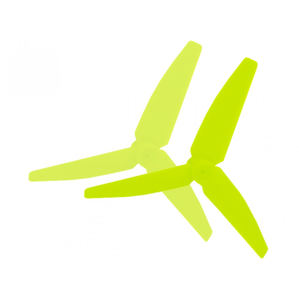 Plastic 3 Blade Propeller 45mm Tail Blade (YELLOW) - MCPXBL / BL2 Plastic 3 Blade Propeller 45mm Tail Blade (YELLOW) - MCPXBL / BL2