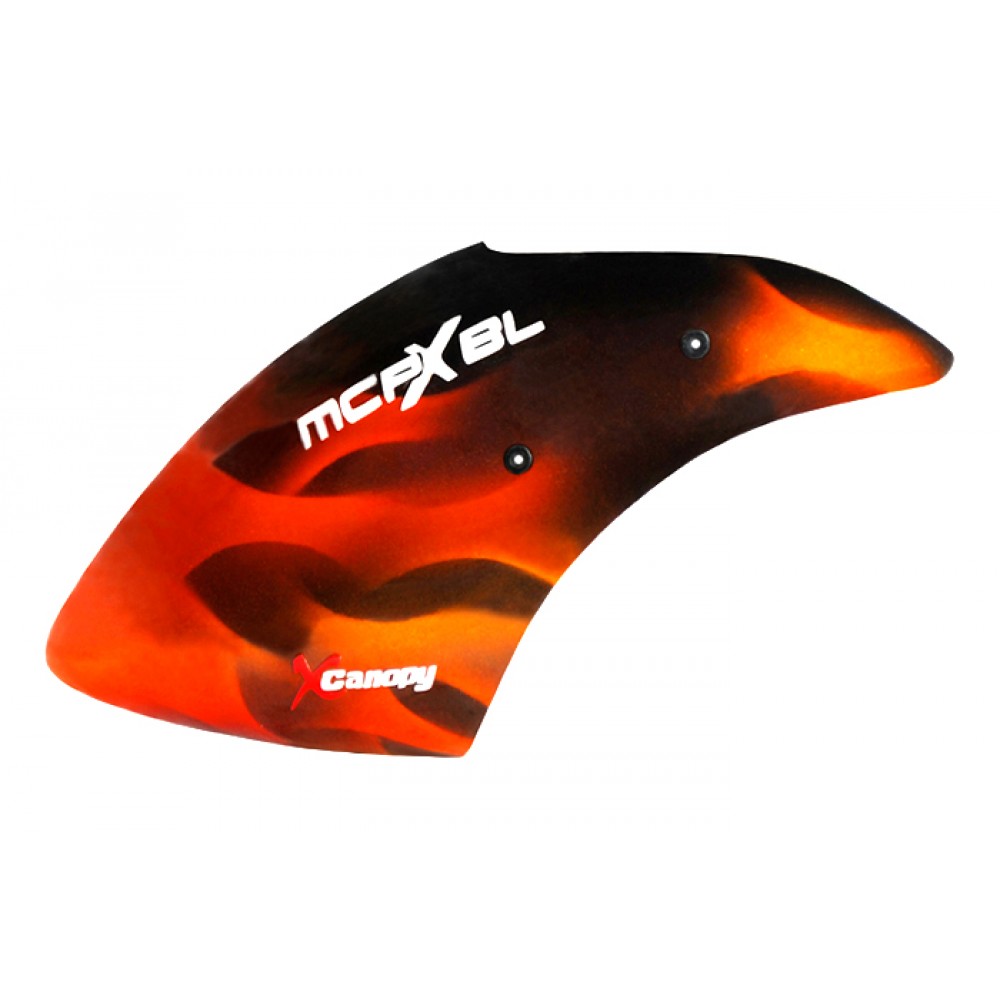 XCanopy Airbrush Fiberglass Brown Smoke Canopy - BLADE MCPXBL XCanopy Airbrush Fiberglass Brown Smoke Canopy - BLADE MCPXBL