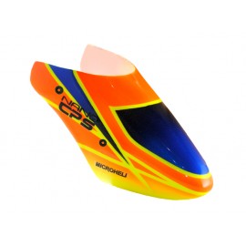 Airbrush Fiberglass Orange Poison Canopy - BLADE NANO CPS