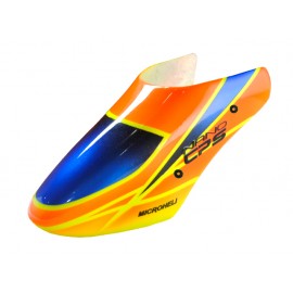 Airbrush Fiberglass Orange Poison Canopy - BLADE NANO CPS