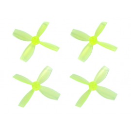 Plastic 4-Blade Propeller 2222 CW/CCW (YELLOW)