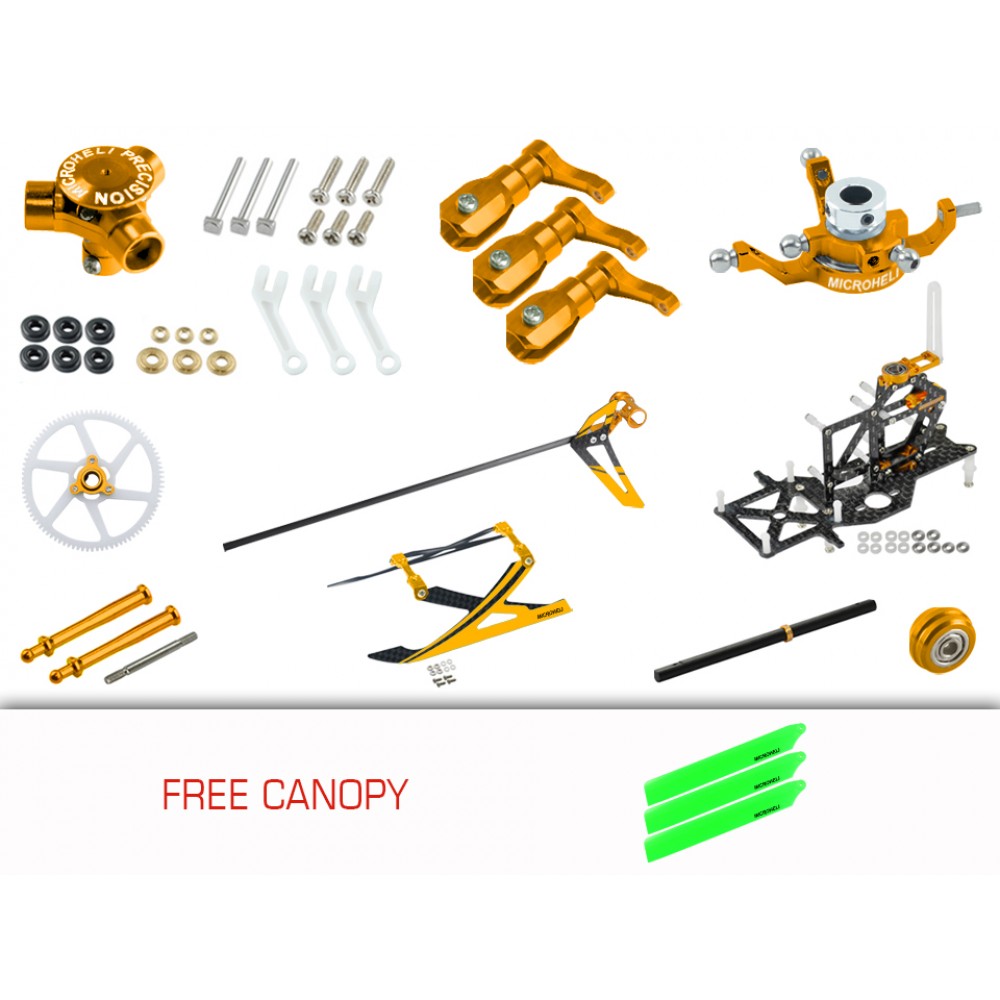 CNC Triple Blades Performance Package (GOLD) - BLADE 120 S / S2 CNC Triple Blades Performance Package (GOLD) - BLADE 120 S / S2
