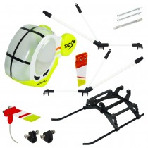 Airbrush PVC Hughes 300 Scale w/ Landing Gear - BLADE 120 S / S2