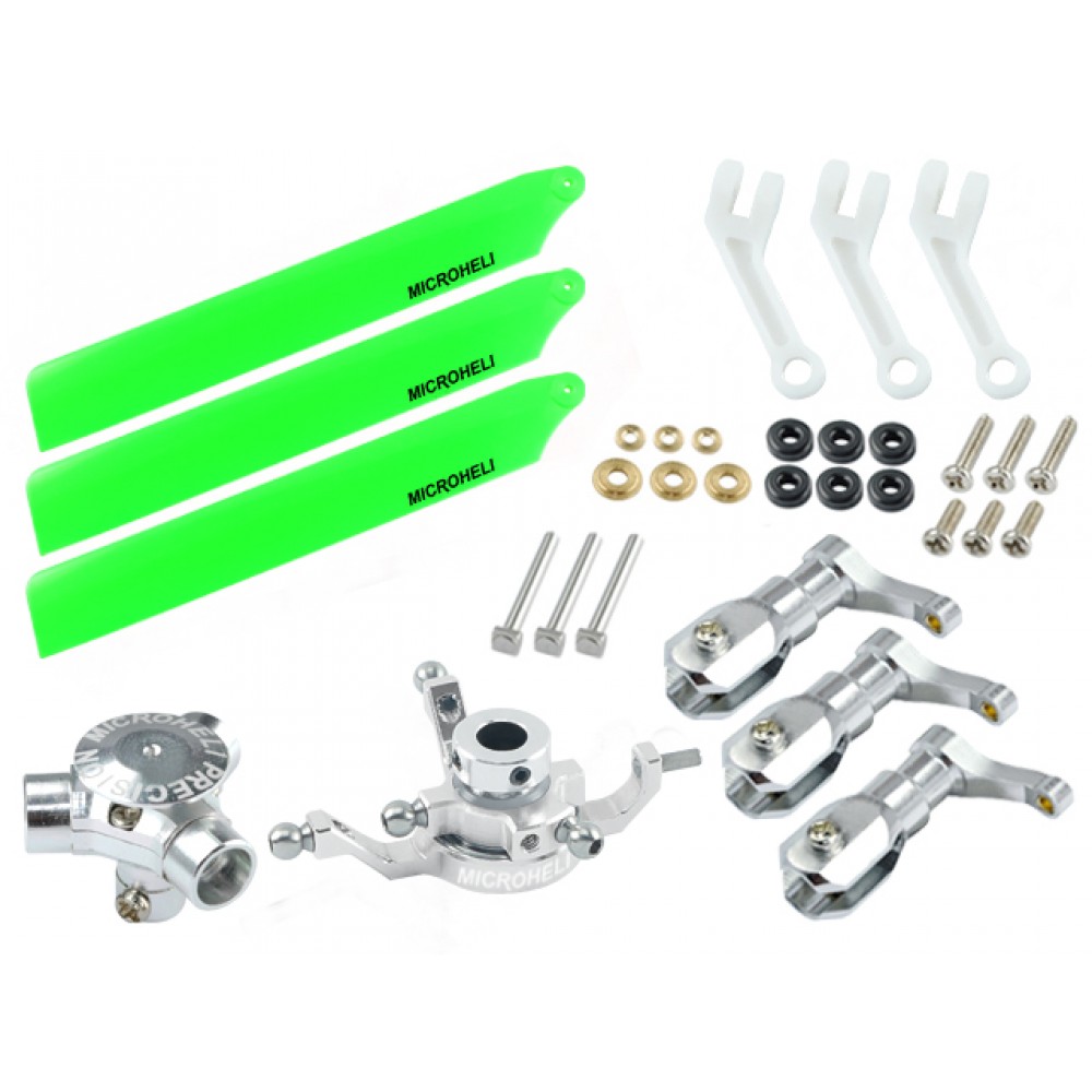 CNC AL/Plastic Triple Green Blade Conversion set - BLADE 120S/ S2 CNC AL/Plastic Triple Green Blade Conversion set - BLADE 120S/ S2