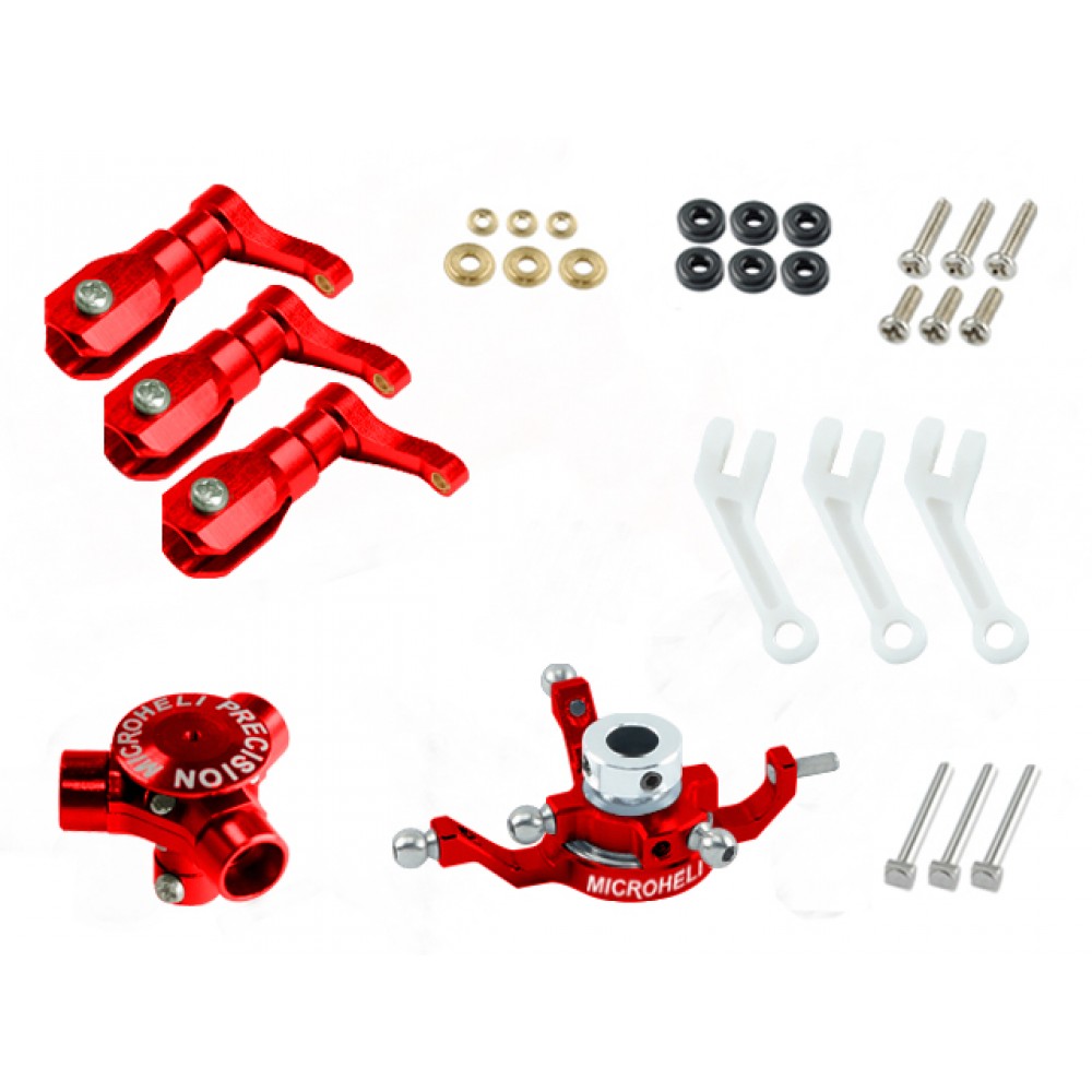 CNC Aluminum Triple Blade Conversion Set (RED)(For MH-120S101T Series) CNC Aluminum Triple Blade Conversion Set (RED)(For MH-120S101T Series)