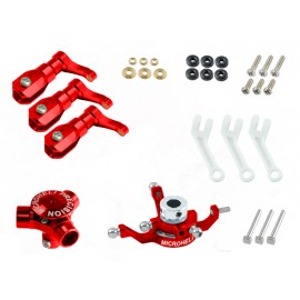CNC Aluminum Triple Blade Conversion Set (RED)(For MH-120S101T Series)