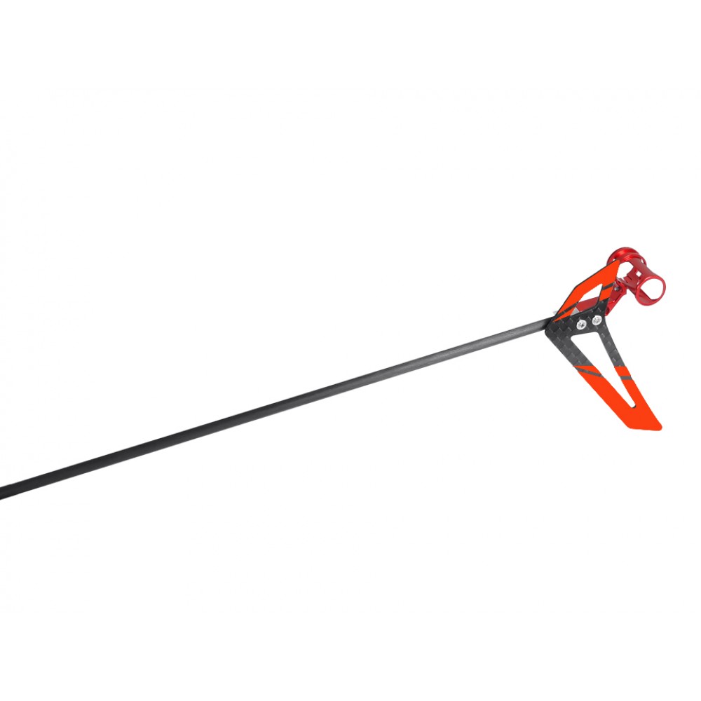 Tail Motor Mount w/ Solid Carbon Boom Vertical Fin set (RED) - BLADE 120 S / S2 Tail Motor Mount w/ Solid Carbon Boom Vertical Fin set (RED) - BLADE 120 S / S2