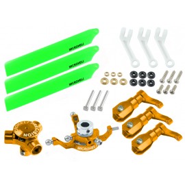 CNC AL/Plastic Triple Green Blade Conversion set (GOLD) - BLADE 120S/ S2 CNC AL/Plastic Triple Green Blade Conversion set (GOLD) - BLADE 120S/ S2