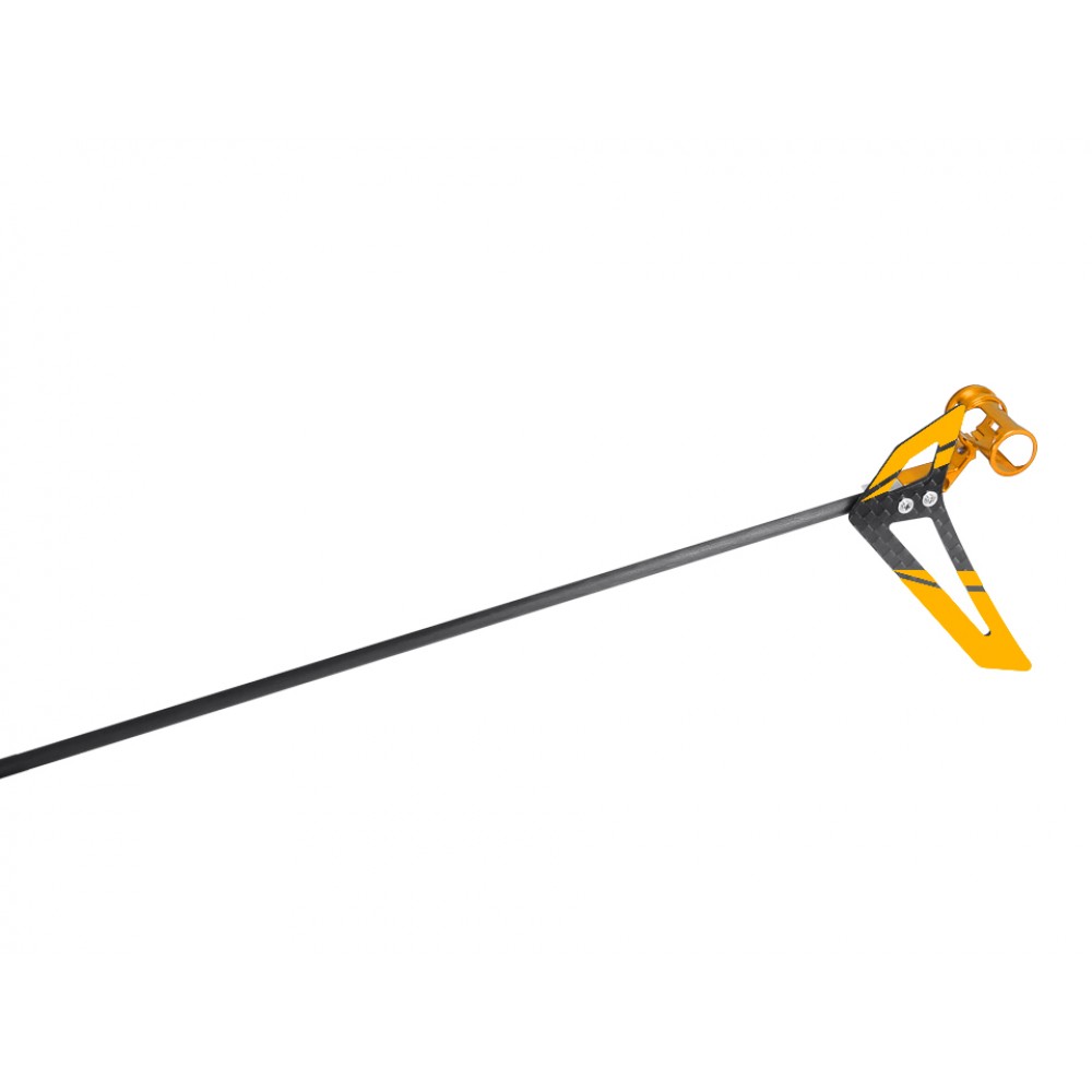 Tail Motor Mount w/ Solid Carbon Boom Vertical Fin set (GOLD) - BLADE 120 S / S2 Tail Motor Mount w/ Solid Carbon Boom Vertical Fin set (GOLD) - BLADE 120 S / S2