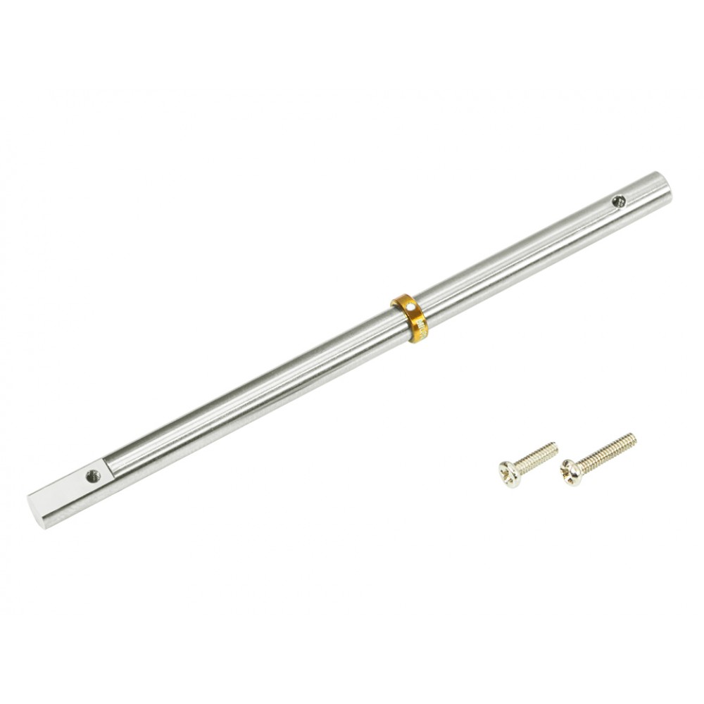 Precision CNC Hardened Steel Main Shaft w/ Collar (GOLD) - BLADE 120 S / S2 Precision CNC Hardened Steel Main Shaft w/ Collar (GOLD) - BLADE 120 S / S2