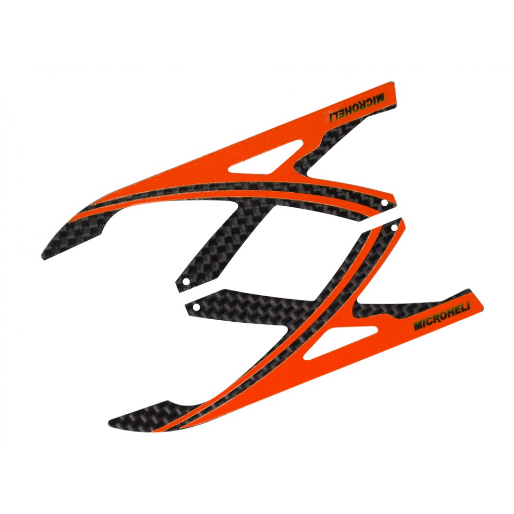 Carbon Fiber Landing Skids "X" Style (R) (for MICROHELI Landing Gear) Carbon Fiber Landing Skids "X" Style (R) (for MICROHELI Landing Gear)