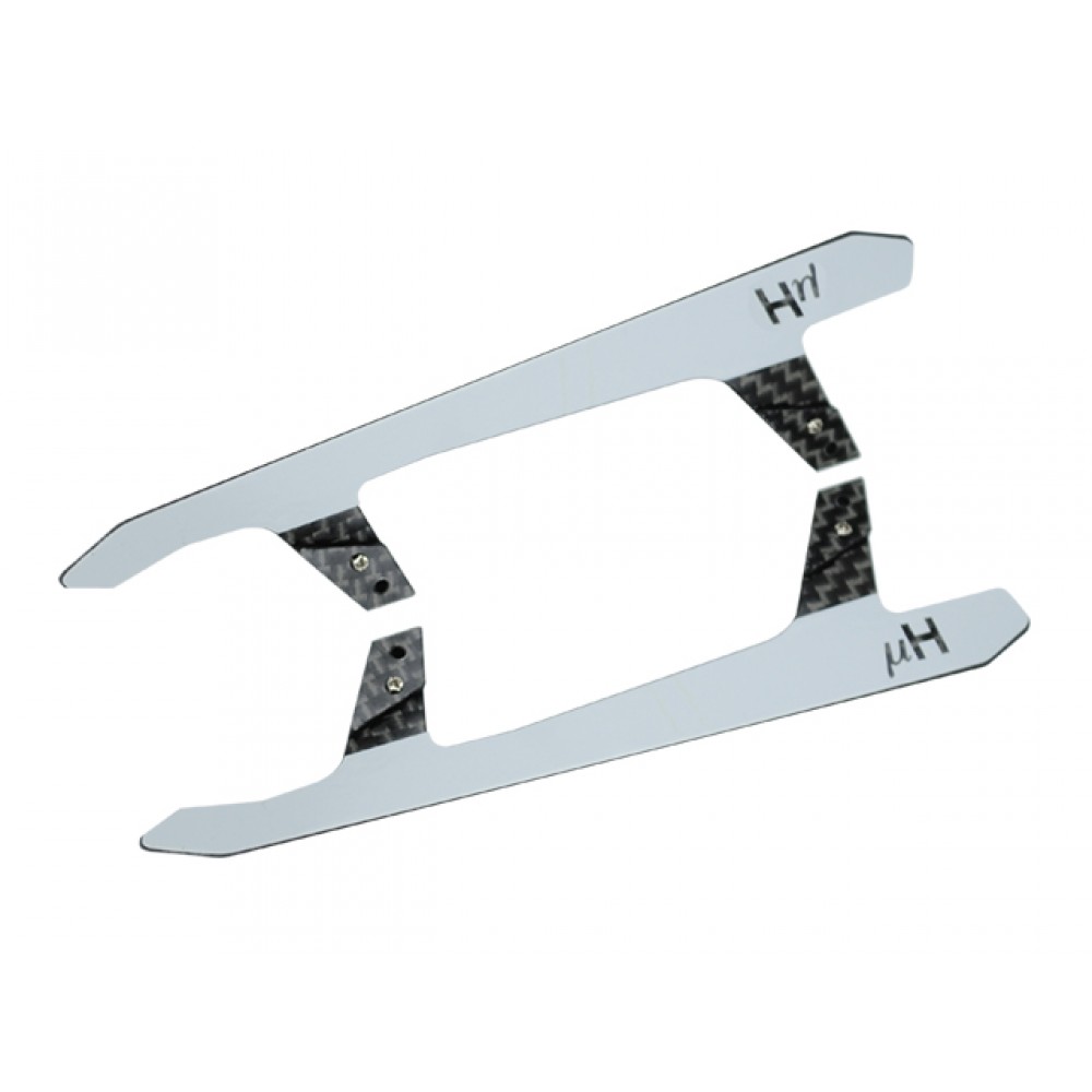 Low Profile Carbon Fiber Landing Skids "U" Style (W) (for MH Landing Gear series) Low Profile Carbon Fiber Landing Skids "U" Style (W) (for MH Landing Gear series)