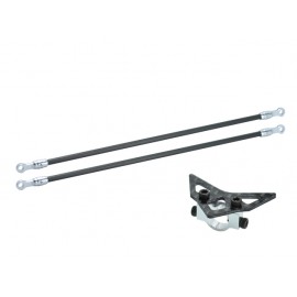 Aluminum/Carbon Fiber Tail Boom Support Mount set (for MH Main Frame series)  Aluminum/Carbon Fiber Tail Boom Support Mount set (for MH Main Frame series)