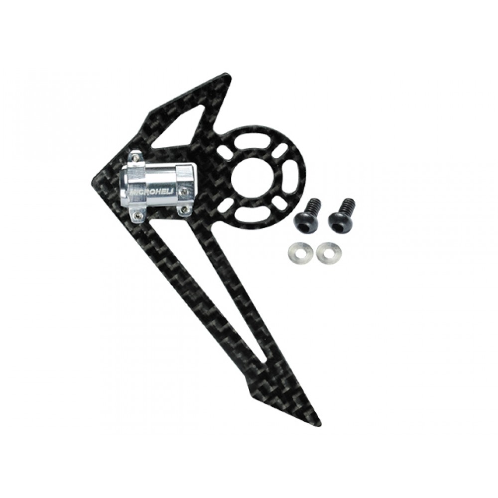 AL/Carbon Fiber Light Weight Tail Motor Mount w/ Fin set - BLADE 130 S AL/Carbon Fiber Light Weight Tail Motor Mount w/ Fin set - BLADE 130 S