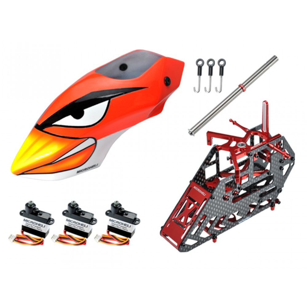 Advanced X Frame (RED) - BLADE 130 S Advanced X Frame (RED) - BLADE 130 S