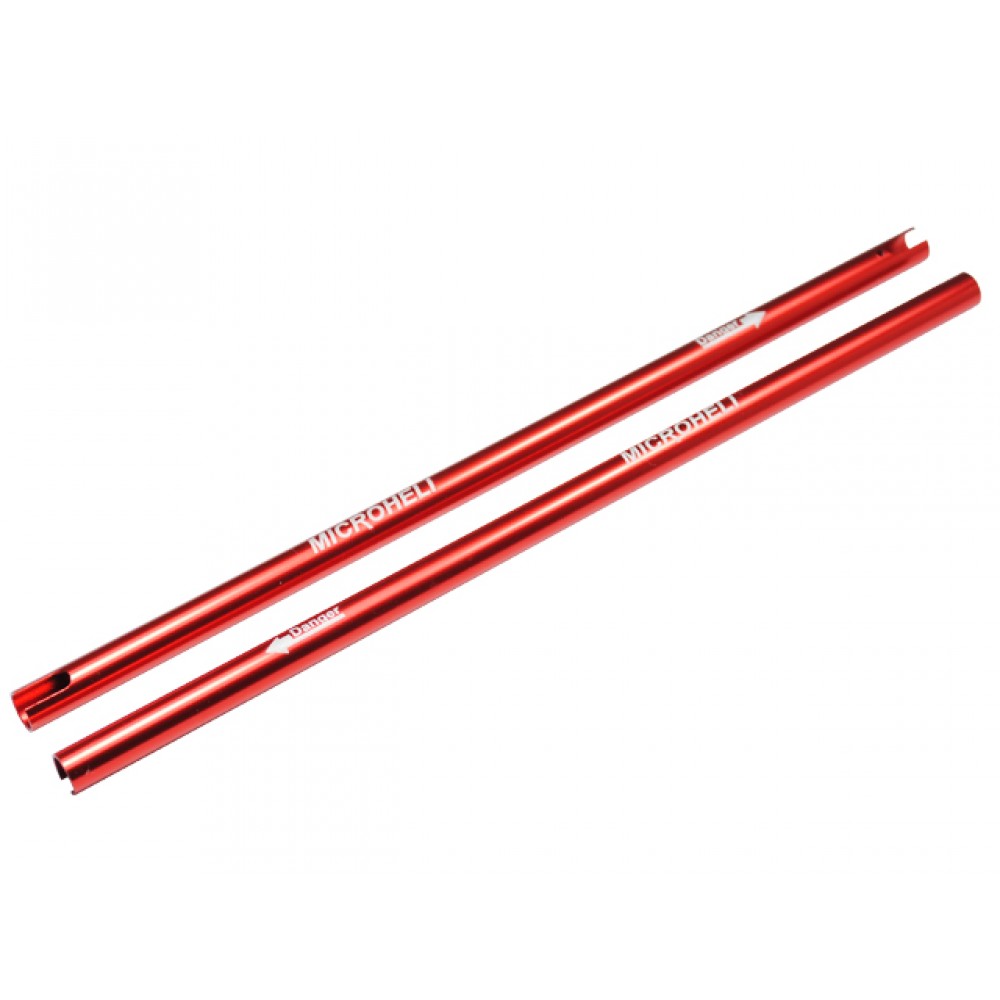 CNC Aluminum 155mm Tail Boom (RED) - BLADE 130 S