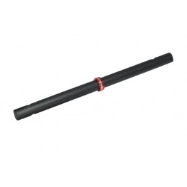 CNC Solid Carbon Main Shaft/Collar set (RED) - BLADE 130 S