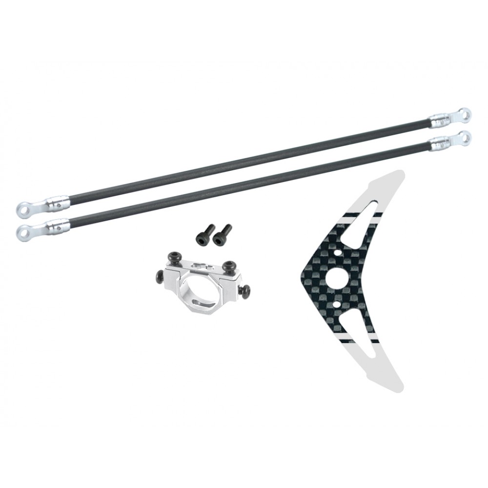 Aluminum/Carbon Fiber Tail Boom Support set - BLADE 150 S / Smart