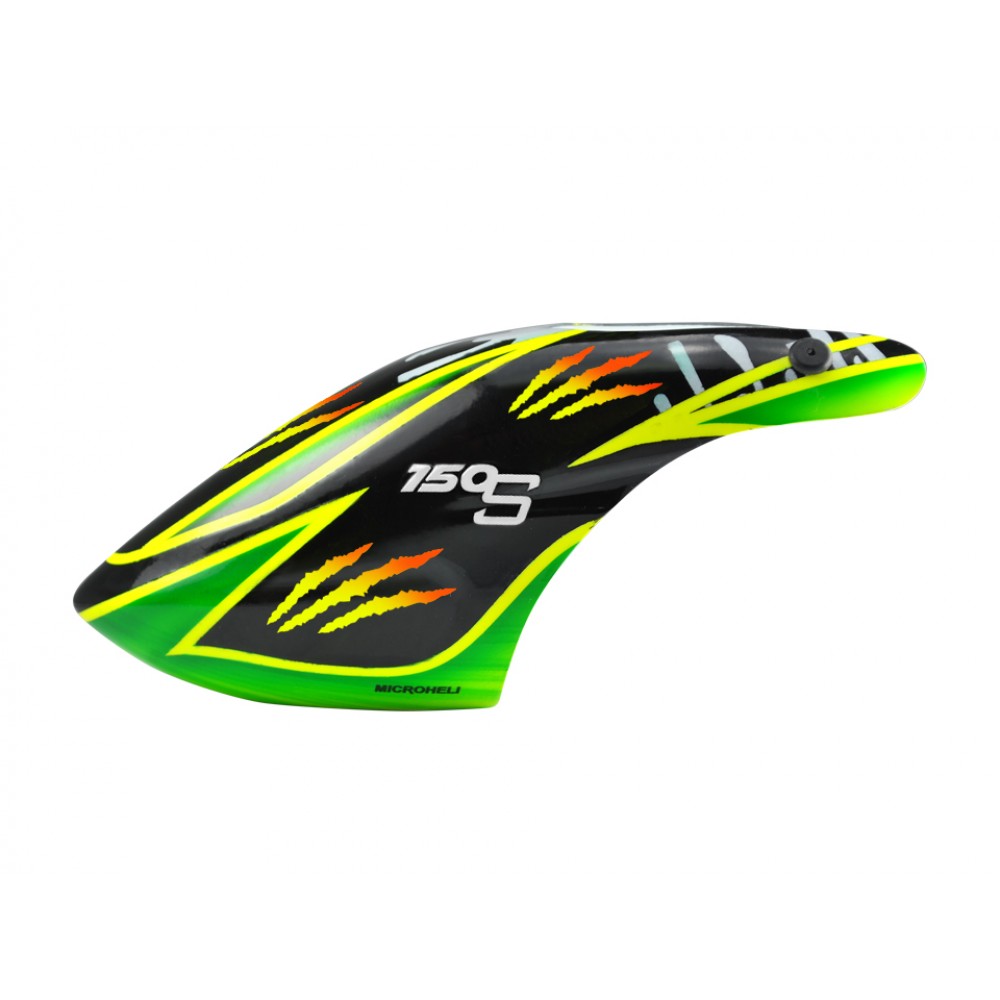 Airbrush Fiberglass Green Scratch Canopy - BLADE 150 S / Smart