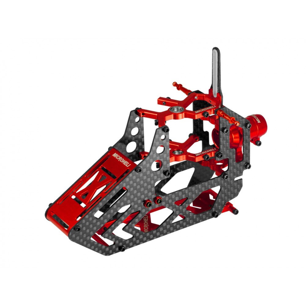 Aluminum/Carbon Fiber Main Frame (RED) - BLADE 150 S / Smart
