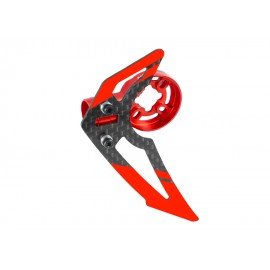 Aluminum Carbon Fiber Tail Motor Mount w/ Fin set (RED) - BLADE 150 S / Smart Aluminum Carbon Fiber Tail Motor Mount w/ Fin set (RED) - BLADE 150 S / Smart