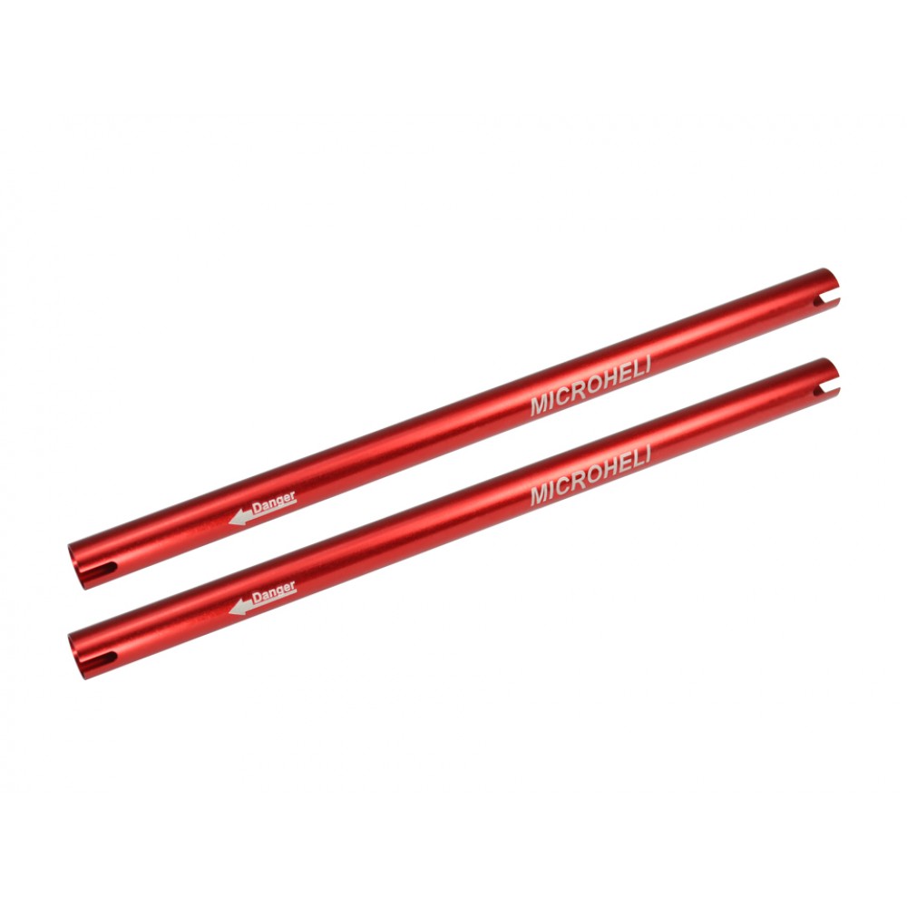 CNC Aluminum Tail Boom (RED) - BLADE 150 S / Smart
