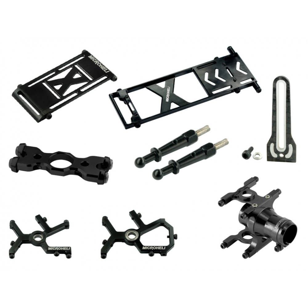 Support Upgrades Main Frame (BLACK) - BLADE 150 S / Smart Support Upgrades Main Frame (BLACK) - BLADE 150 S / Smart