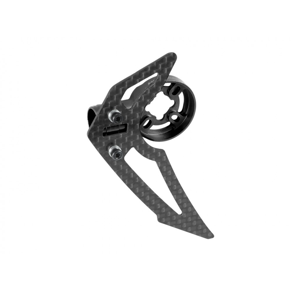 Aluminum Carbon Fiber Tail Motor Mount w/ Fin set (BLACK) - BLADE 150 S / Smart Aluminum Carbon Fiber Tail Motor Mount w/ Fin set (BLACK) - BLADE 150 S / Smart