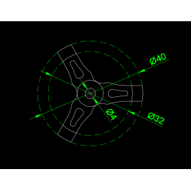 PLA 3D Printed Swashplate Leveler (RD) - BLADE 180 CFX/FUSION 180/130 S/150 S/OMP M2