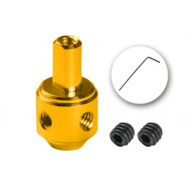 Aluminum Tail Motor Hub (GOLD) - BLADE 130S / 150S / 200S / 250CFX / 230S / V2 / Smart / REVOLUTION 235 CP