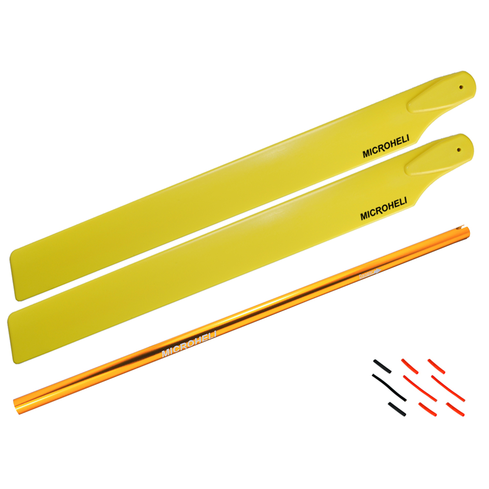 Aluminum Tail Boom w/ 250mm Main Blade Extension Combo (GOLD) - BLADE 230S / V2 / Smart 