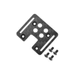 Aluminum/Matte Carbon Fiber Main Frame (RED) - BLADE 230S / V2 / Smart Aluminum/Matte Carbon Fiber Main Frame (RED) - BLADE 230S / V2 / Smart